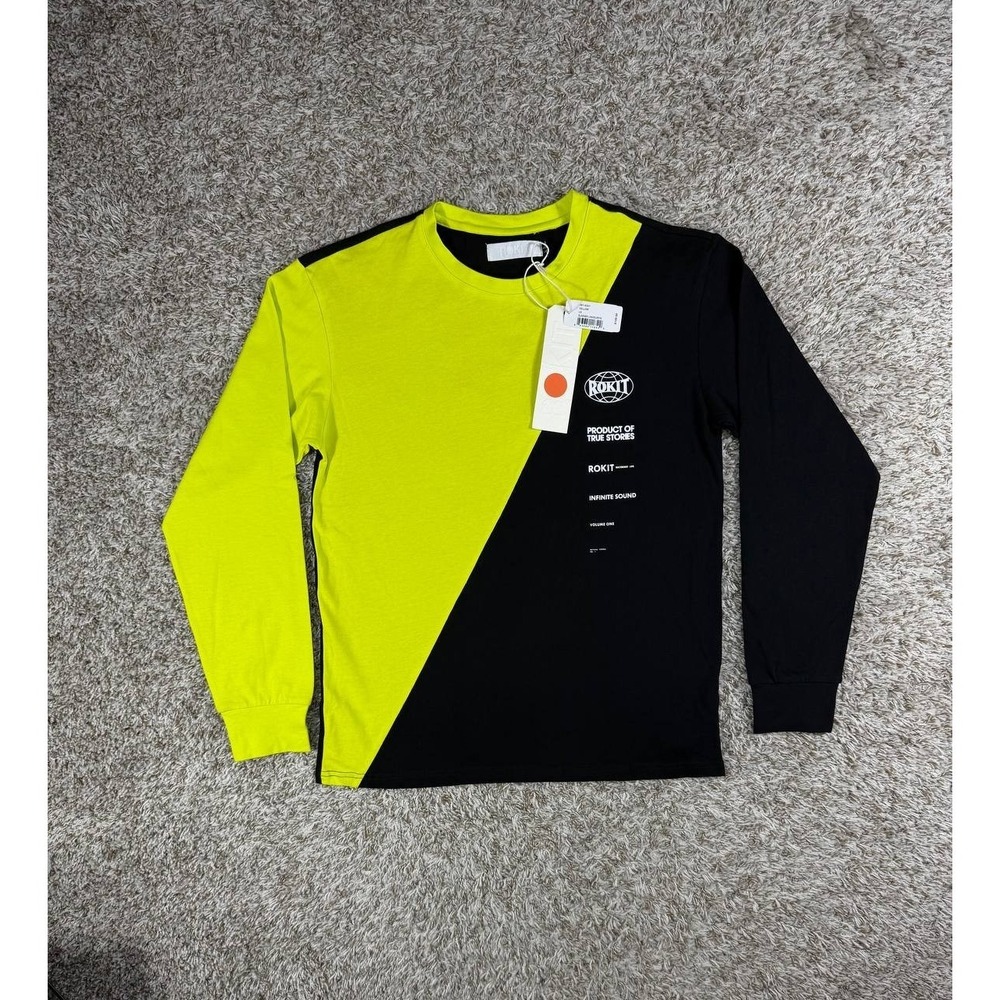 Rokit Slasher longsleeve Yellow T-Shirt Men's Large